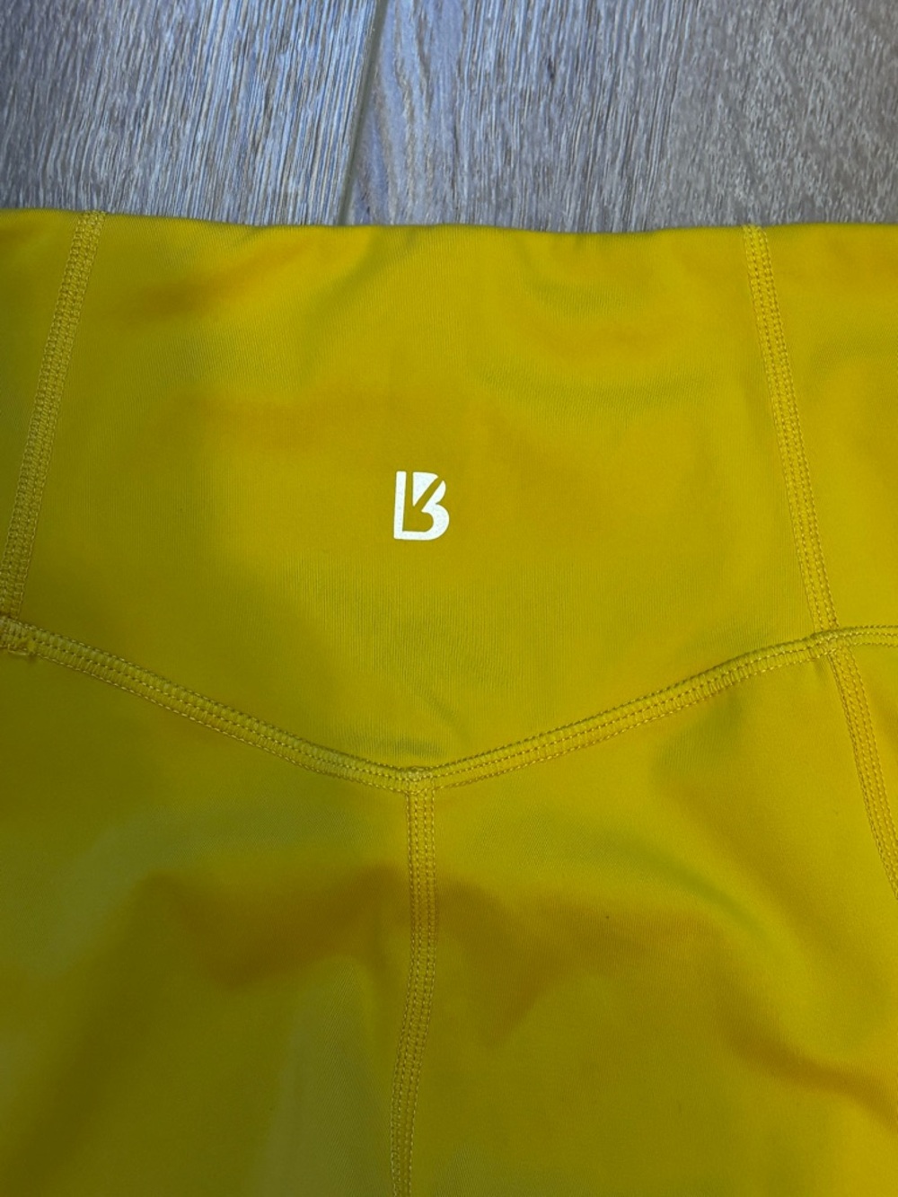 Buffbunny Collection Yellow High-Rise Leggings Size Small - Picture 5 of 5